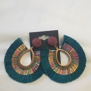 Fashion bohemian hot dangle earrings one size